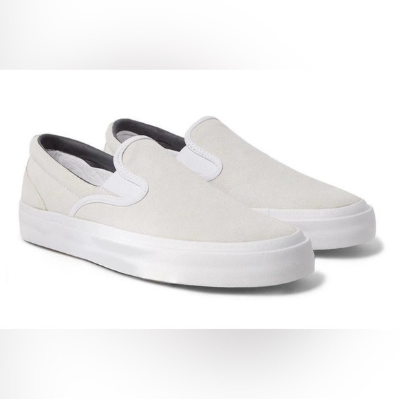 Converse One Star CC Suede Slip On Sneakers Men's SZ 13 White Luxury Skater NWOT